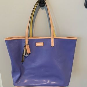 Large Coach Leather Tote